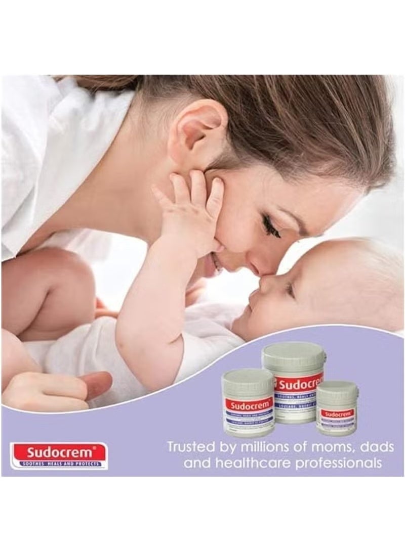 Sudocrem Baby Diaper Cream - Antibacterial and Antifungal Healing Cream for Diaper Rash 250g | Forms a Barrier | For the Treatment of Eczema and Bedsores - Image 4